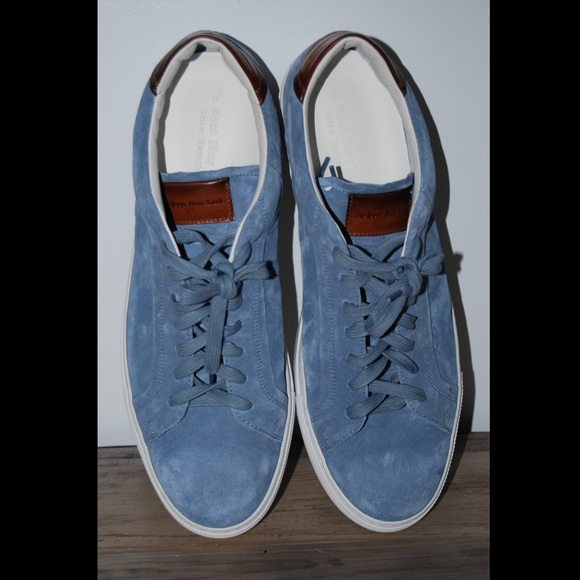 To Boot New York Britt Baby Blue Trainer Sneakers - Picture 2 of 6